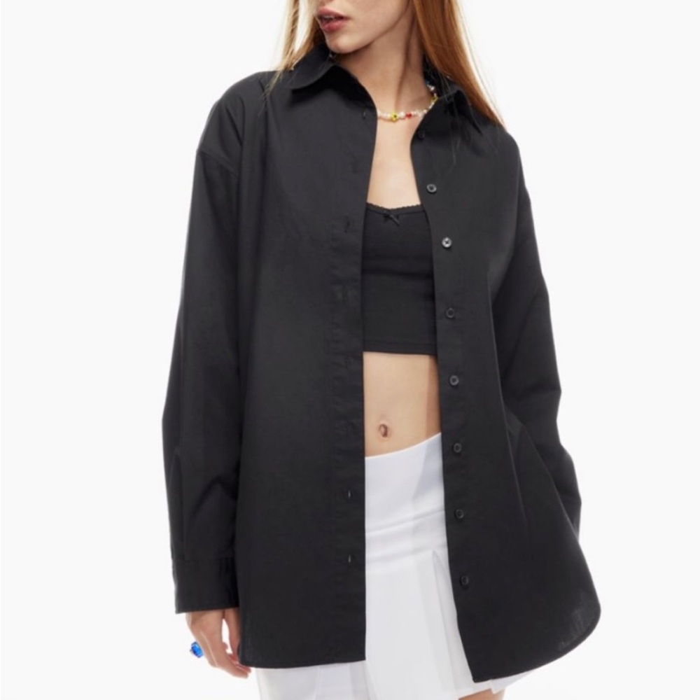 Aritzia - Sunday Best Boyfriend Button-up shirt dress